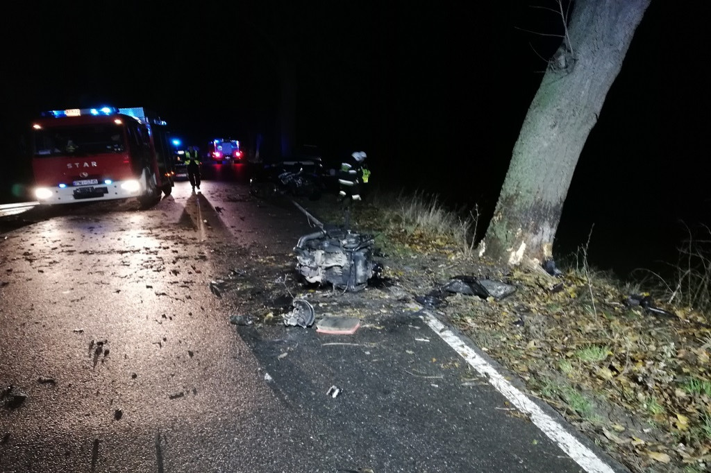 Wypadek na drodze do Grobii