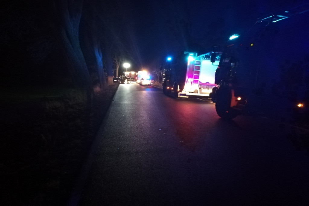 Wypadek na drodze do Grobii