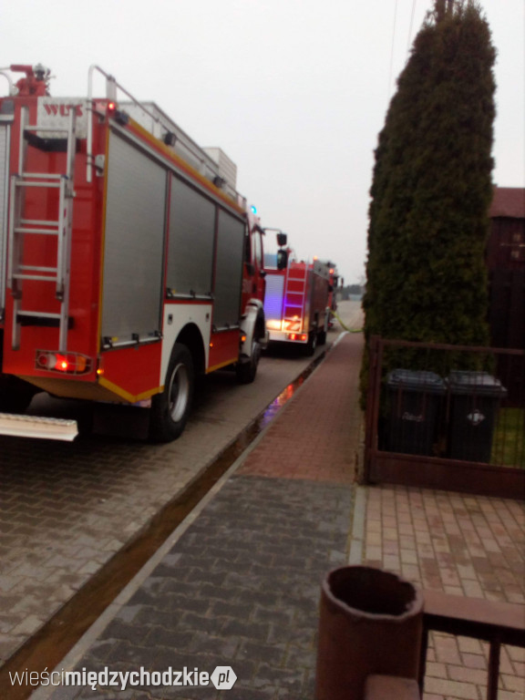 Dwa zdarzenie drogowe i pożar