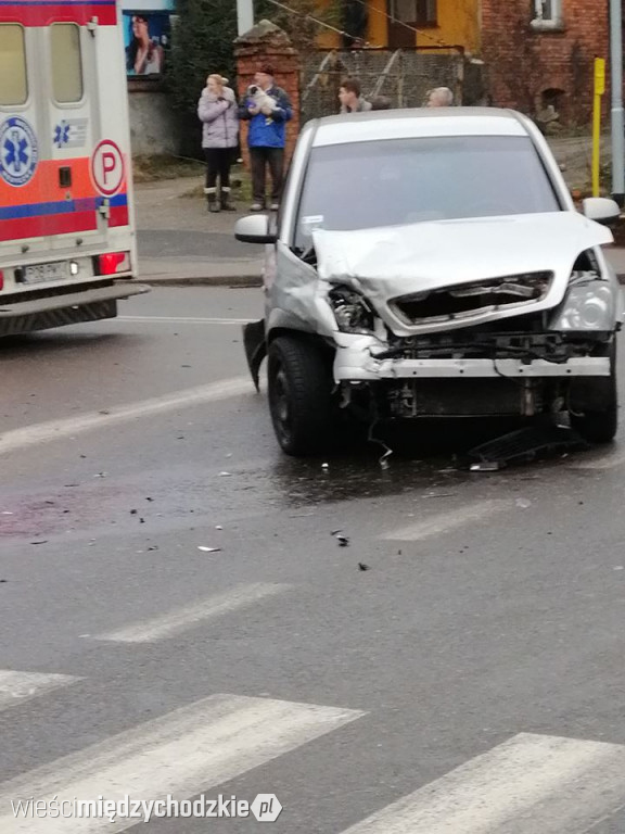 Kolizja drogowa w Sierakowie