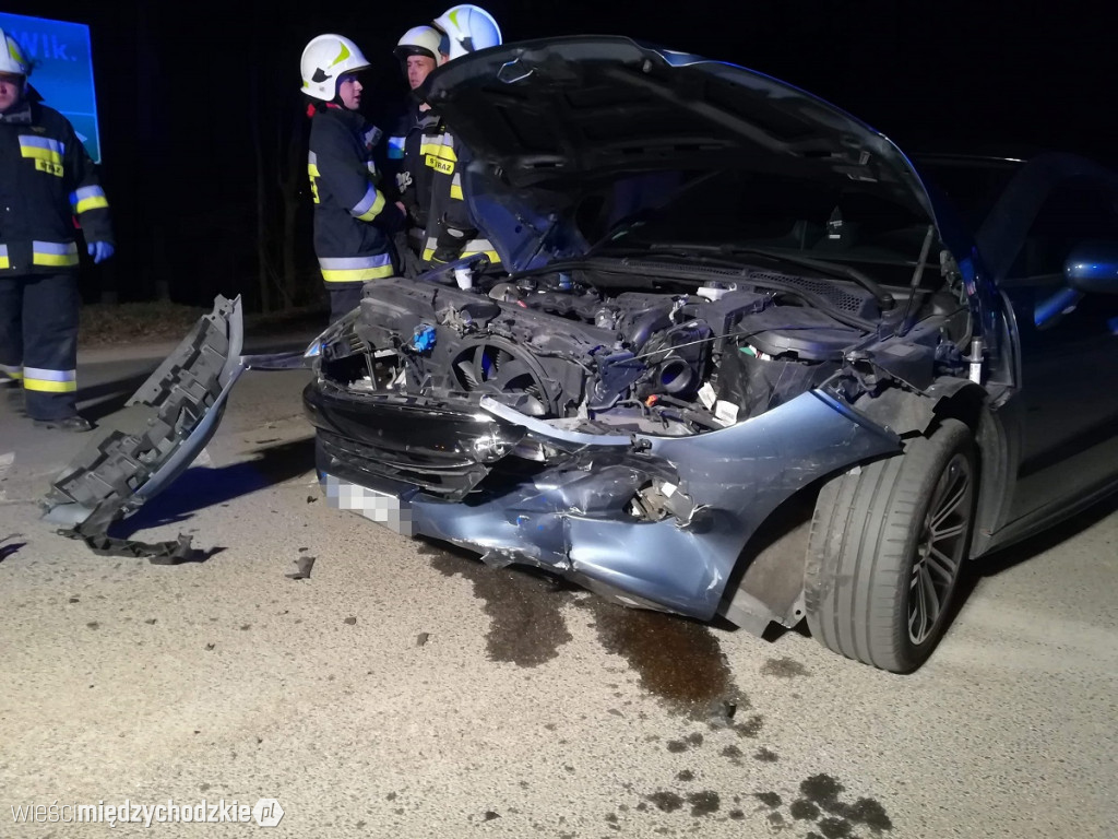 Kolizja w Łężeczkach