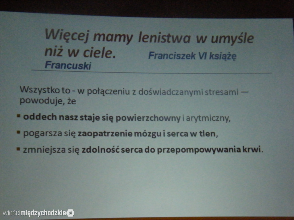 W zdrowym ciele zdrowy duch