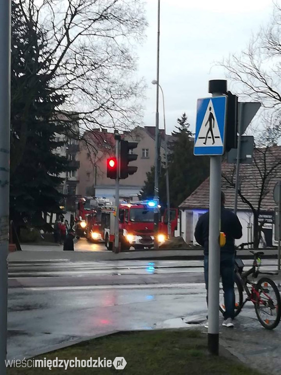 Pożar w budnku na ul. Usługowej