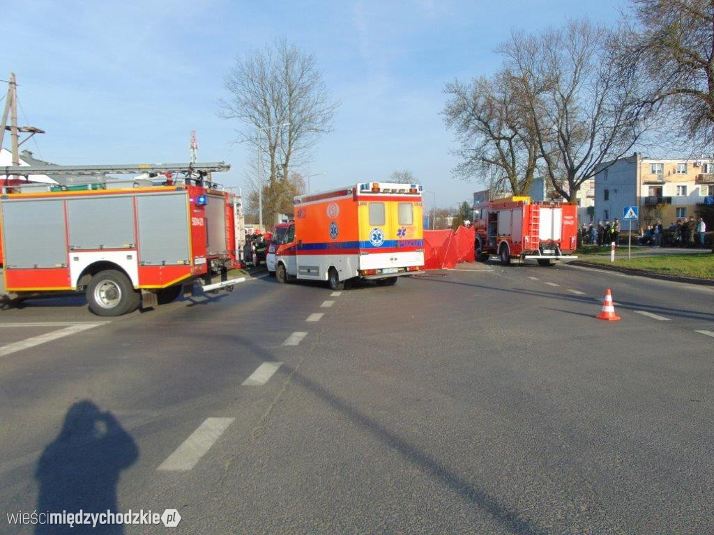 Pożar pojazdu i wypadek drogowy
