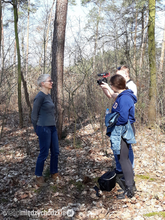 Uczniowie Liceum sadzą las