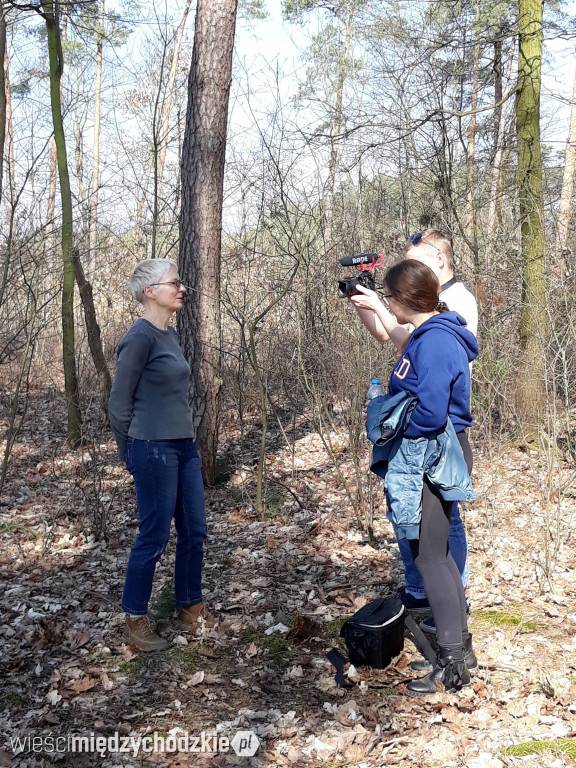 Uczniowie Liceum sadzą las