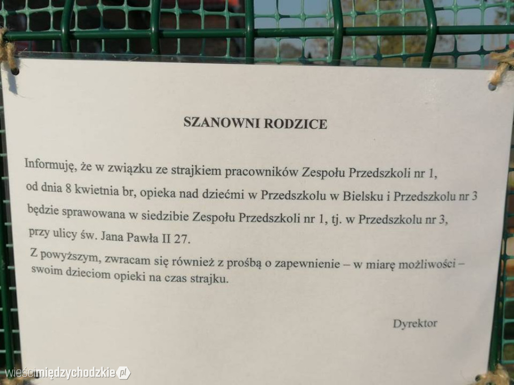 Strajk placówek oświatowych