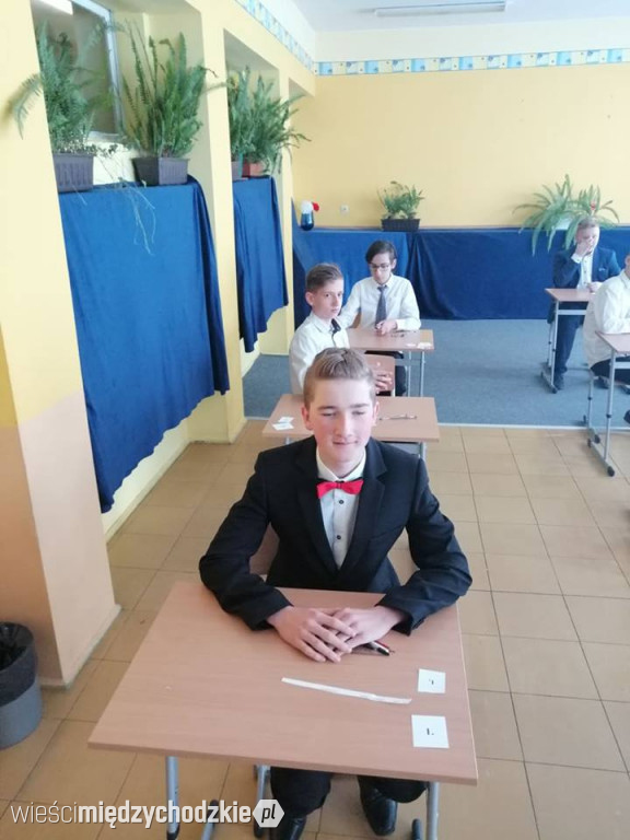 Egzamin ósmoklasistów w Kamionnie