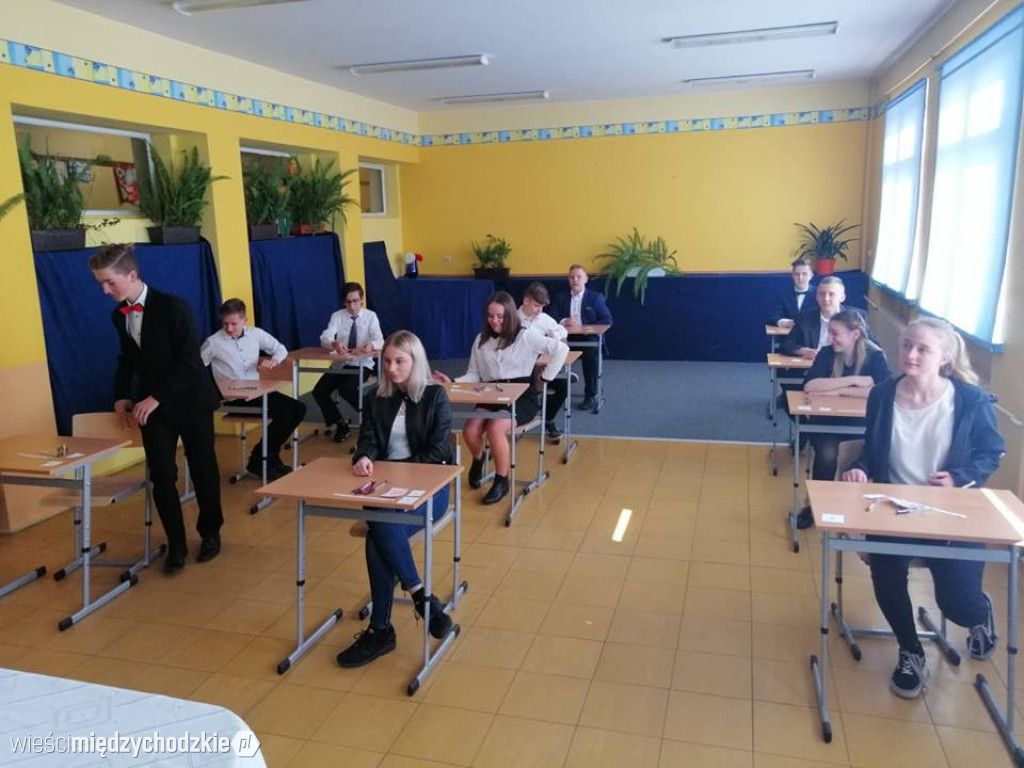 Egzamin ósmoklasistów w Kamionnie