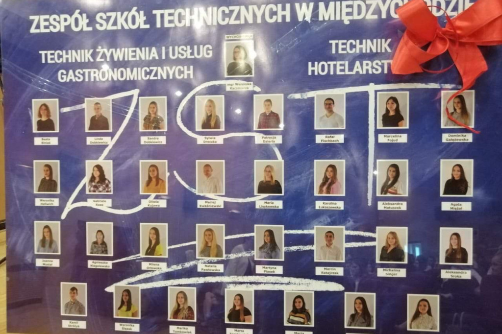 Maturzyści z Zespołu Szkół Technicznych