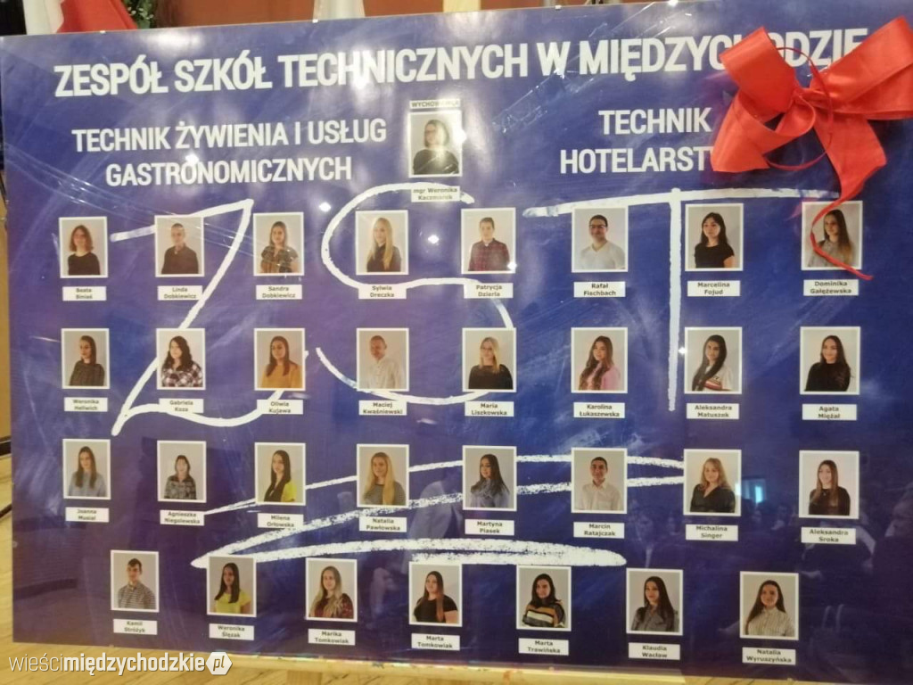 Maturzyści z Zespołu Szkół Technicznych