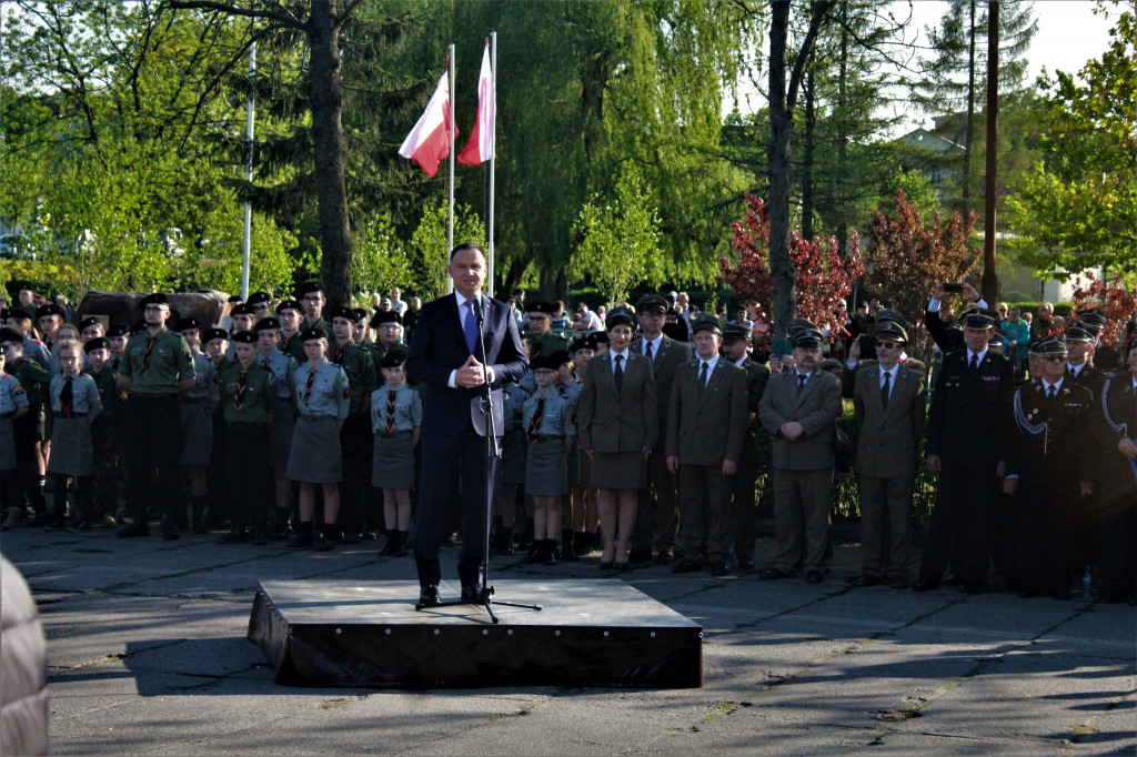 Prezydent Andrzej Duda na spotkaniu z mieszkańcami