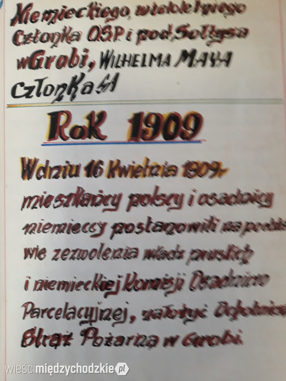 110.rocznica utworzenia OSP w Grobii