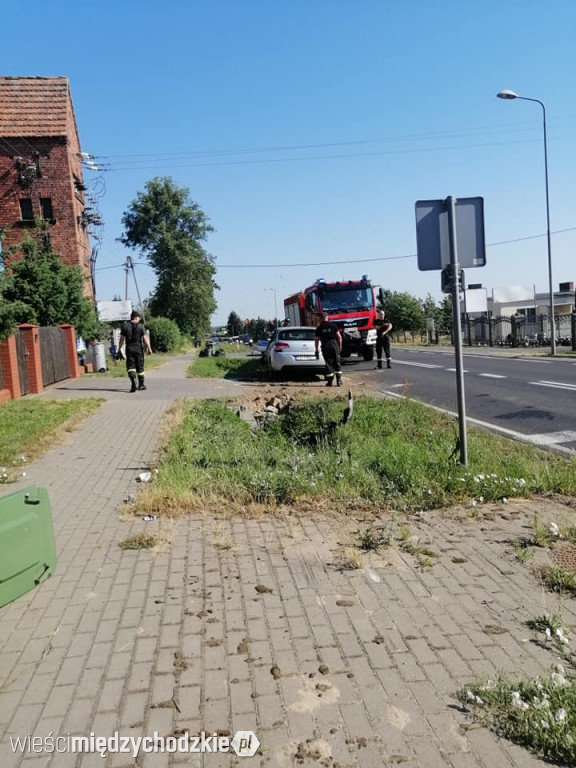 Zdarzenie drogowe w Wielowsi