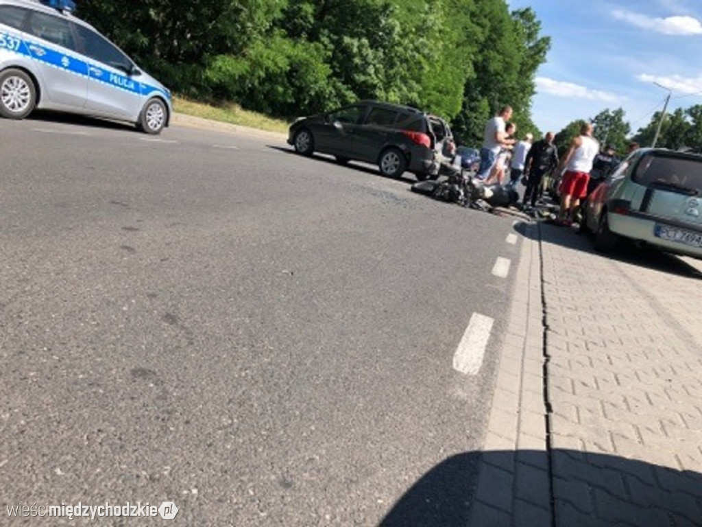 Wypadek drogowy przy Słoneczku