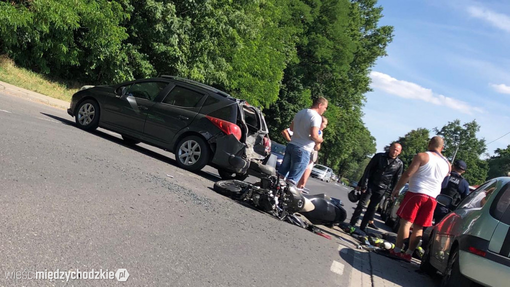 Wypadek drogowy przy Słoneczku