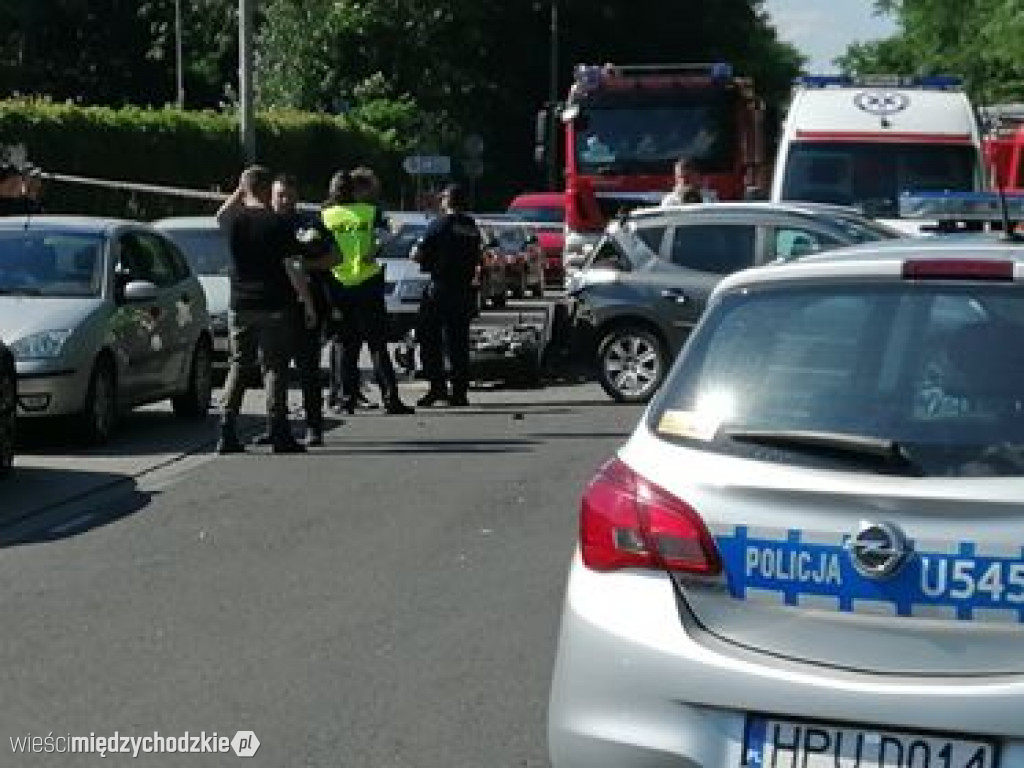 Wypadek drogowy przy Słoneczku