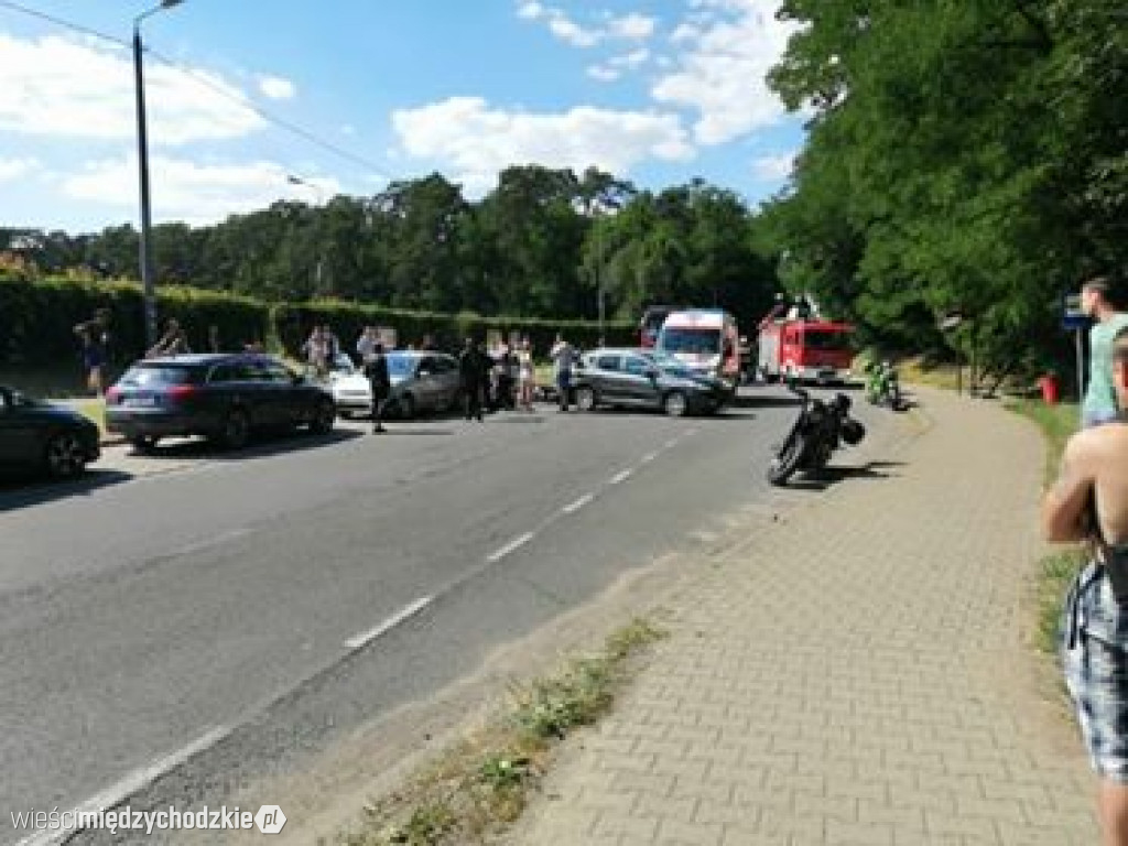 Wypadek drogowy przy Słoneczku