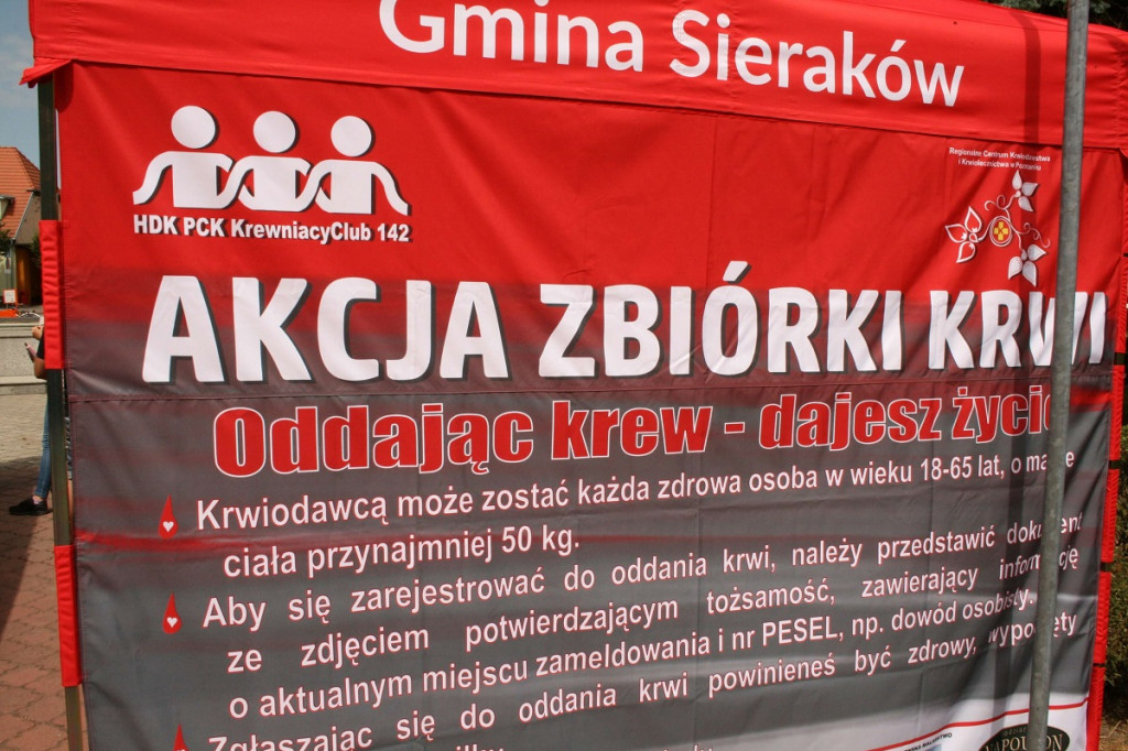 Sierakowianie oddawali krew