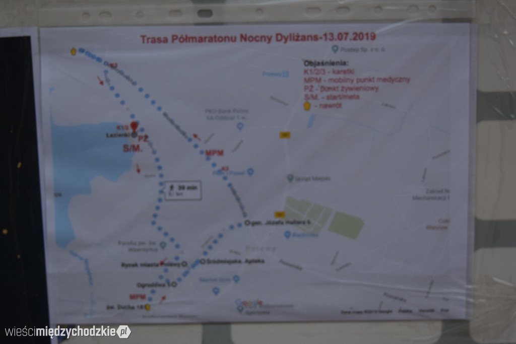 I Półmaraton Nocny Dyliżans w Pniewach
