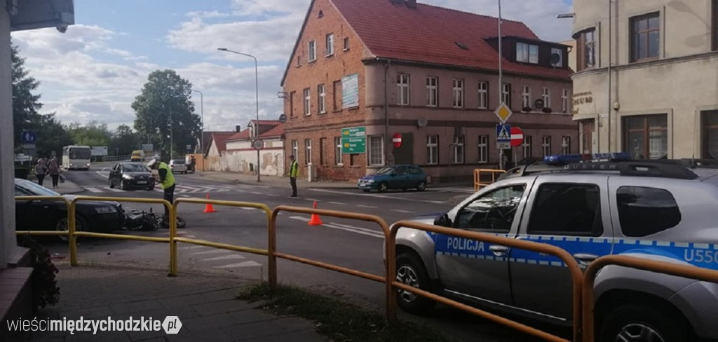 Wypadek drogowy w Międzychodzie