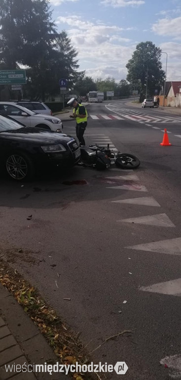 Wypadek drogowy w Międzychodzie