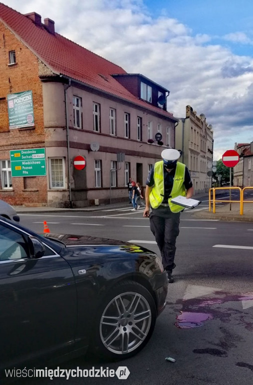 Wypadek drogowy w Międzychodzie