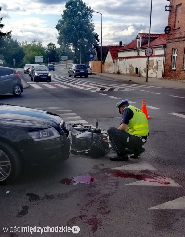Wypadek drogowy w Międzychodzie