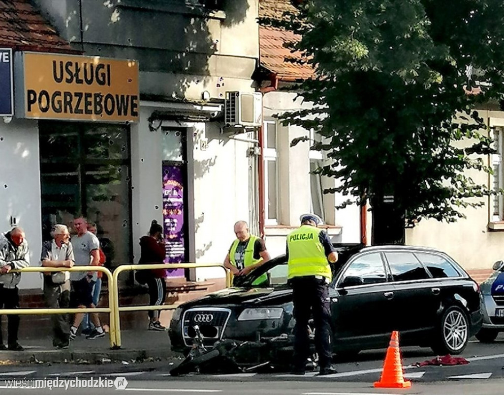 Wypadek drogowy w Międzychodzie