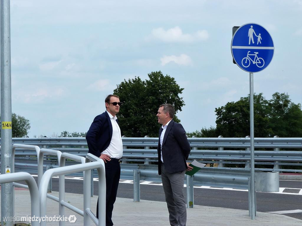 Marszałek Marek Woźniak wizytował most w Międzychodzie