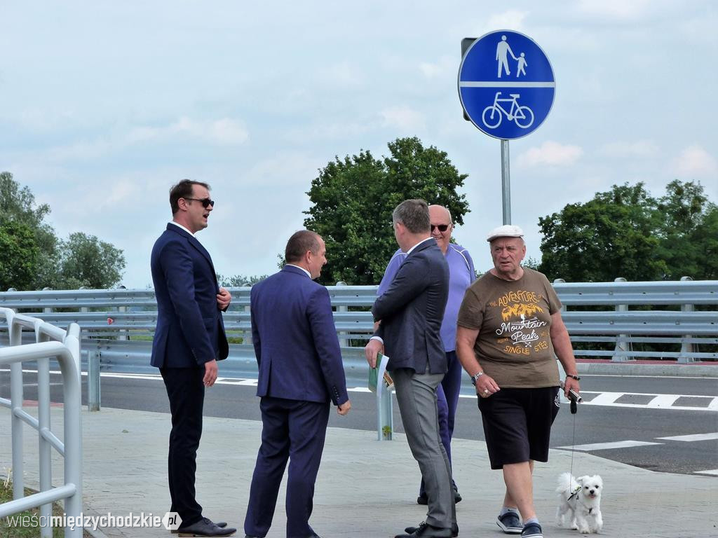 Marszałek Marek Woźniak wizytował most w Międzychodzie