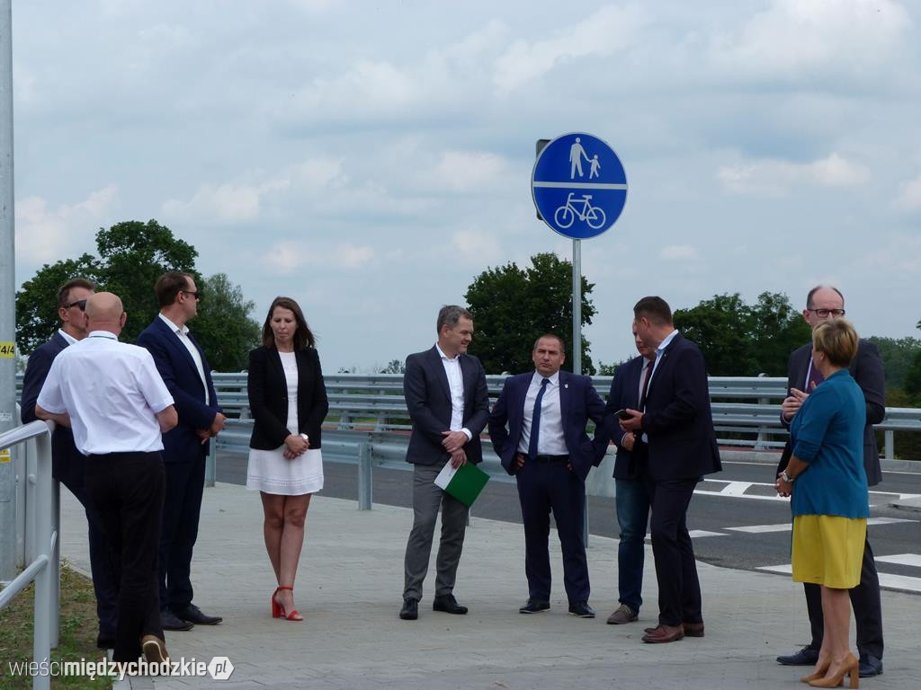Marszałek Marek Woźniak wizytował most w Międzychodzie