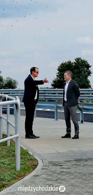 Marszałek Marek Woźniak wizytował most w Międzychodzie