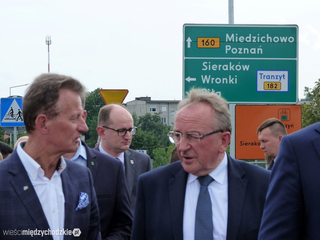 Marszałek Marek Woźniak wizytował most w Międzychodzie
