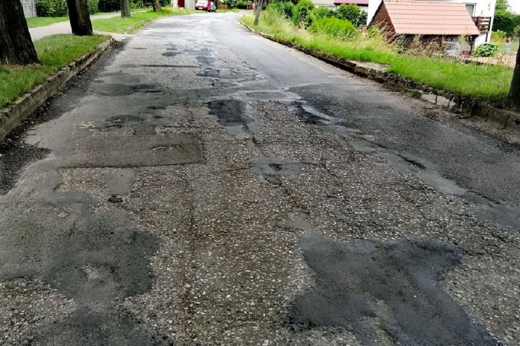 Ulica Strzelecka od dawna wymaga remontu