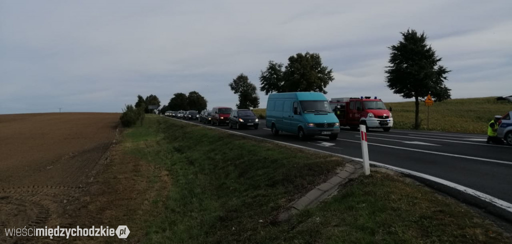 Uwaga! Wypadek na drodze nr 24