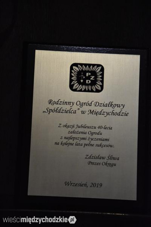 40-lecie Ogrodu Działkowego Spółdzielca