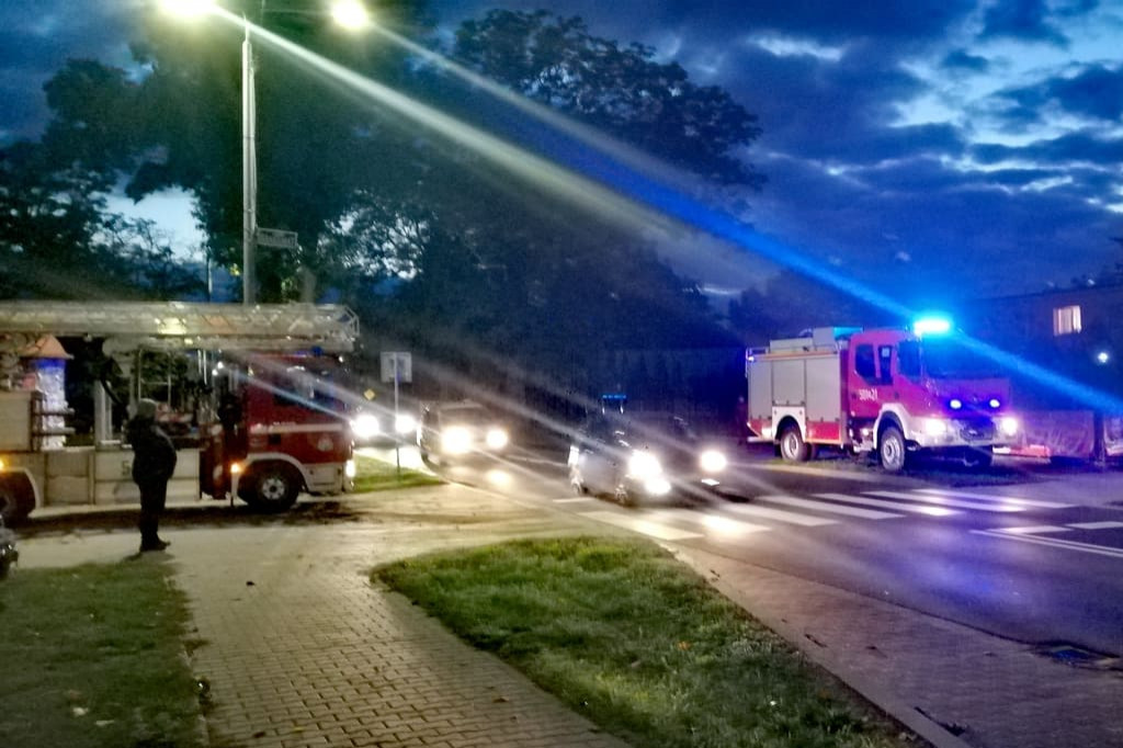 Akcja strażaków w Sierakowie na ul. Wronieckiej