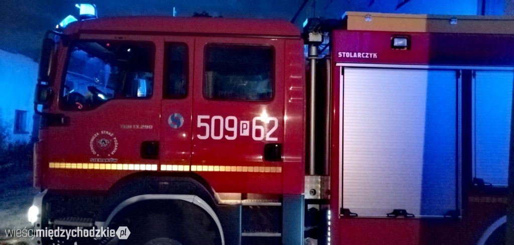 Akcja strażaków w Sierakowie na ul. Wronieckiej