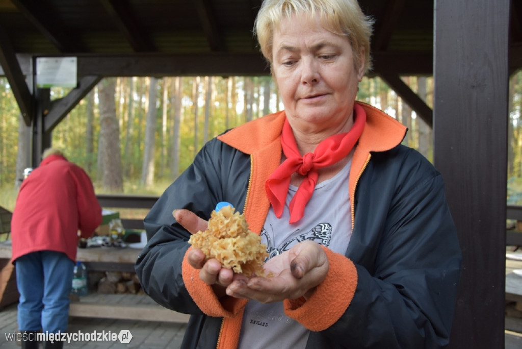 Studenci UTW Międzychód na grzybach