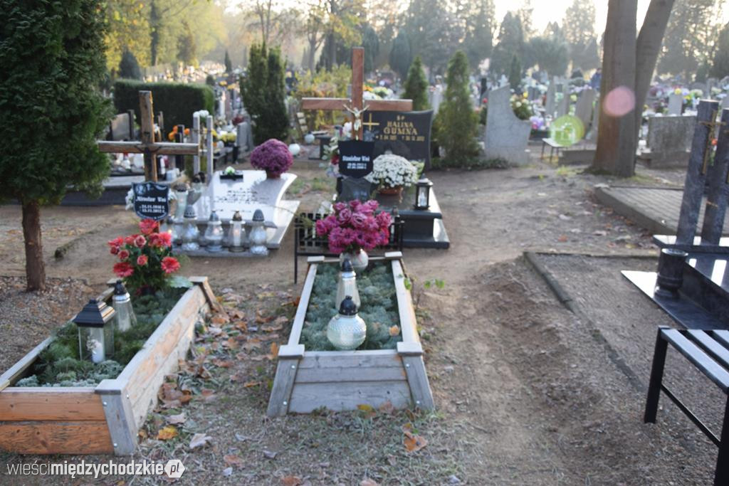 Międzychodzkie cmentarze o poranku