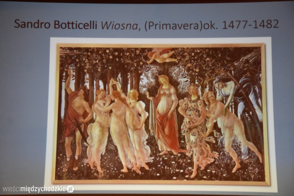 Wykład Witolda Marciniaka Kwiaty Botticellego