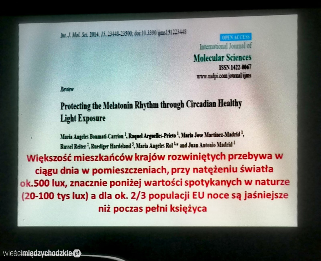  Odzyskać noc utraconą- zanieczyszczenie nieba światłem