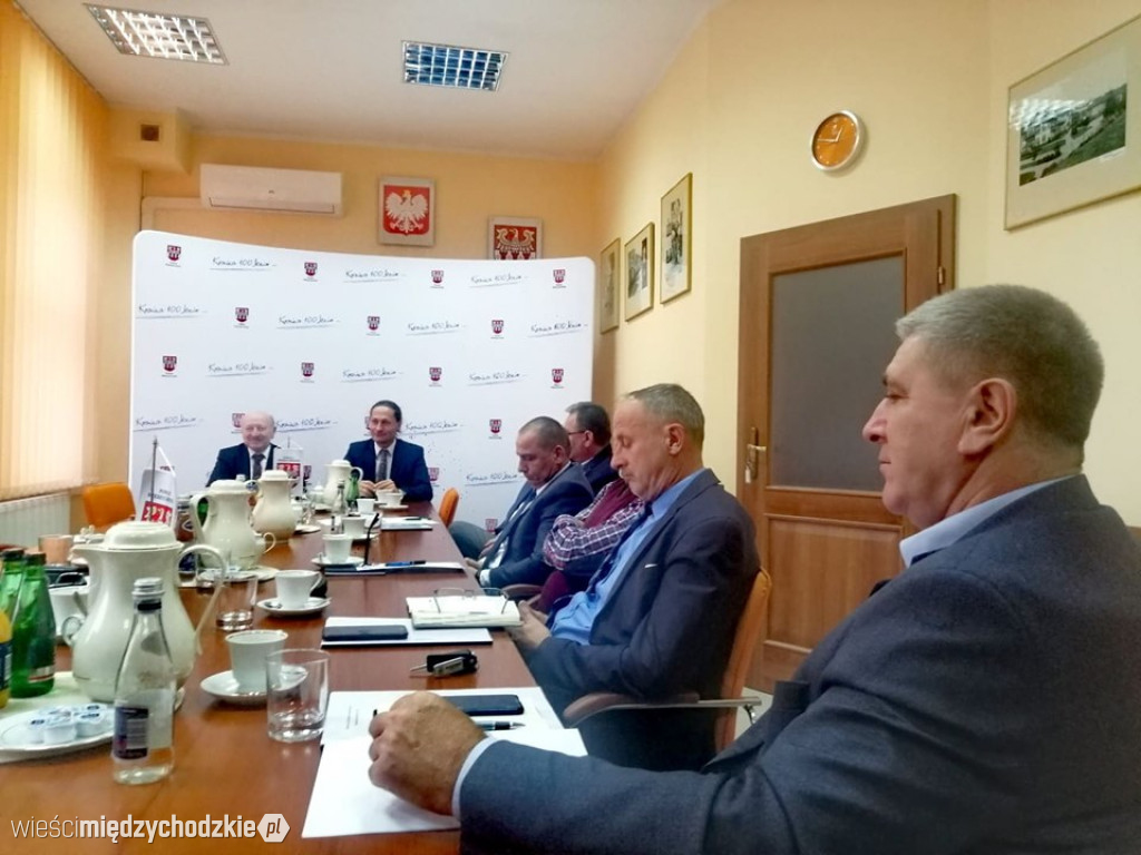 Spotkanie samorządowców w starostwie powiatowym