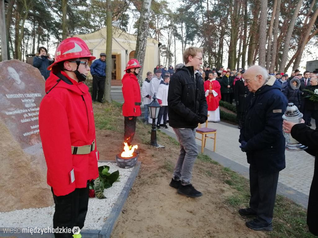 Odsłonięcie obelisku w Mościejewie