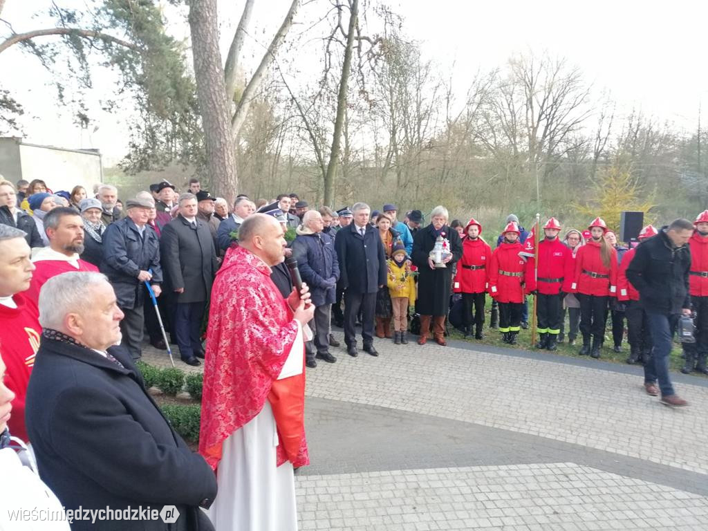 Odsłonięcie obelisku w Mościejewie