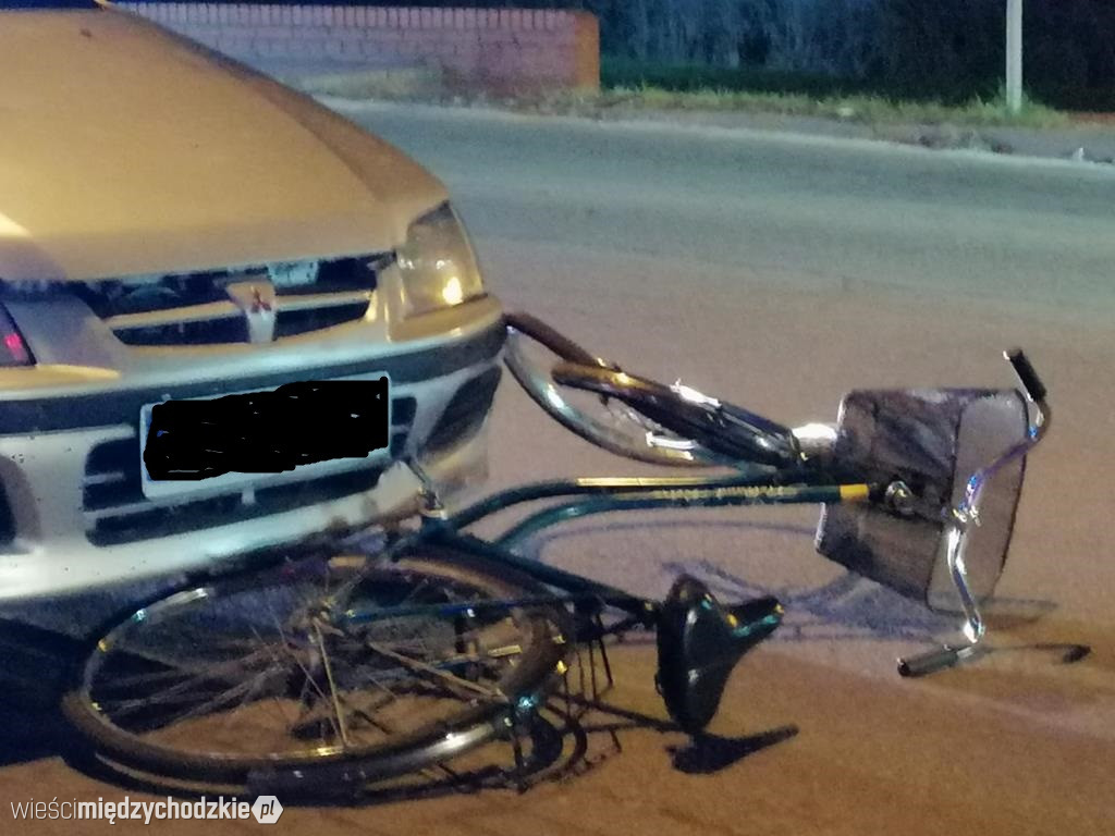 Potrącenie rowerzysty w Międzychodzie