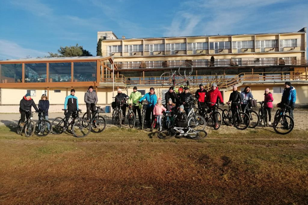 Swoją cegiełkę dołożyli także cykliści