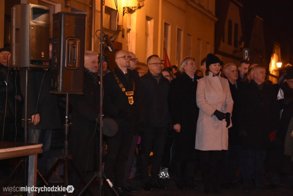 Uroczystości powitalne Generała na Rynku