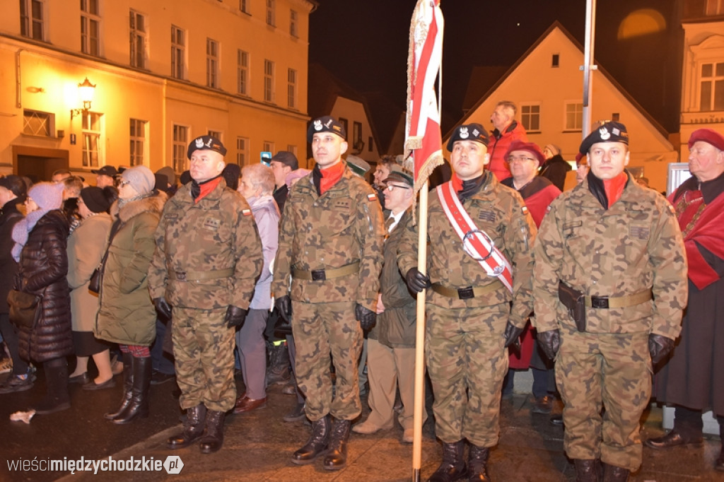 Uroczystości powitalne Generała na Rynku